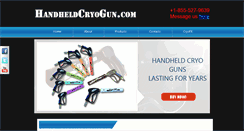 Desktop Screenshot of handheldcryogun.com